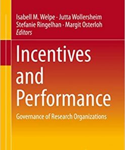 Incentives and Performance: Governance of Research Organizations eBook