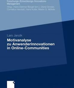 Motivanalyse zu Anwenderinnovationen in Online-Communities eBook