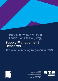 Supply Management Research: Aktuelle Forschungsergebnisse 2010 eBook