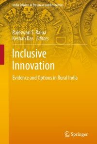 Inclusive Innovation: Evidence and Options in Rural India eBook