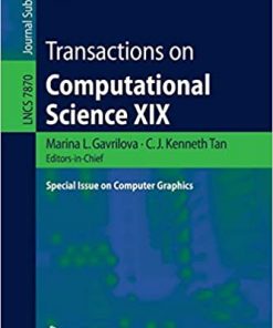 Transactions on Computational Science XIX: Special Issue on Computer Graphics eBook
