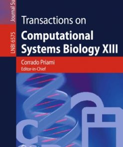 Transactions on Computational Systems Biology XIII eBook
