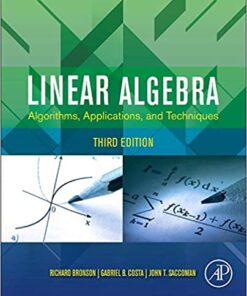 Linear Algebra: Algorithms, Applications, and Techniques eBook