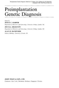 Preimplantation Genetic Diagnosis eBook