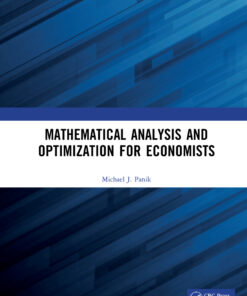 Mathematical Analysis and Optimization for Economists eBook