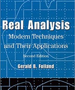 Real Analysis: Modern Techniques and Their Applications eBook
