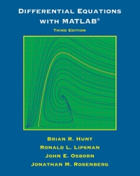 Differential Equations with Matlab eBook