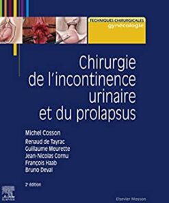 Chirurgie de l'incontinence urinaire et du prolapsus eBook