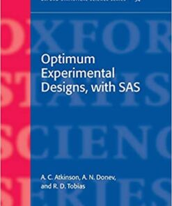 Optimum Experimental Designs, With SAS eBook