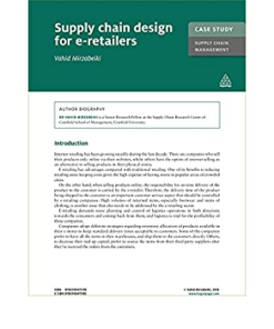 Case Study: Supply Chain Design for E-Retailers eBook