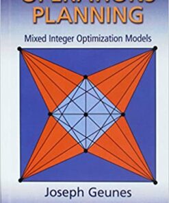 Operations Planning: Mixed Integer Optimization Models eBook