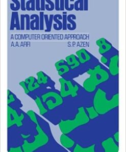 Statistical Analysis: A Computer Oriented Approach eBook