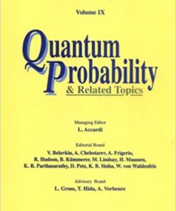 Quantum Probability And Related Topics: Qp-pq (Volume Ix) eBook