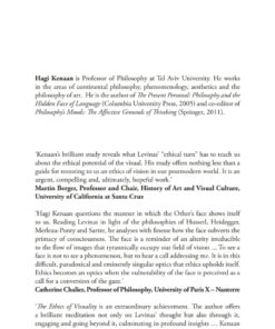 The Ethics of Visuality: Levinas and the Contemporary Gaze eBook