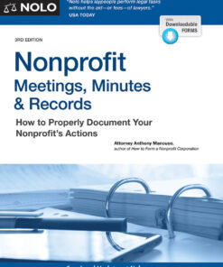 Nonprofit Meetings, Minutes & Records: How to Properly Document Your Nonprofit's Actions eBook