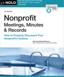 Nonprofit Meetings, Minutes & Records: How to Properly Document Your Nonprofit's Actions eBook