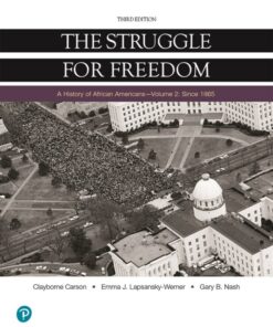 The Struggle for Freedom, Volume 2: Since 1865 eBook