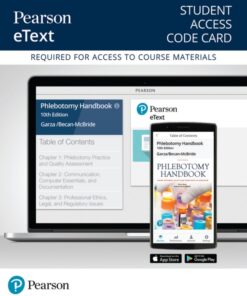 Phlebotomy Handbook  eBook  Blood Specimen Collection from Basic to Advanced -- Pearson eTextCourseware