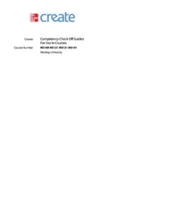 Competency Check-Off Guides Building Confidence Through Core Competency Checklists eBook