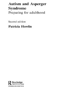 Autism and Asperger Syndrome: Preparing for Adulthood eBook