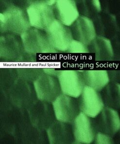 Social Policy in a Changing Society eBook