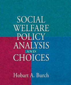 Social Welfare Policy Analysis and Choices eBook
