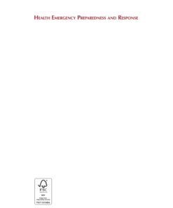 Health Emergency Preparedness and Response eBook