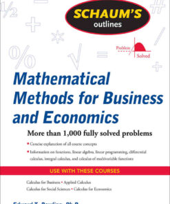 Schaum's Outline of Mathematical Methods for Business and Economics eBook