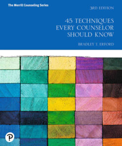 45 Techniques Every Counselor Should Know, 3rd Edition eBook