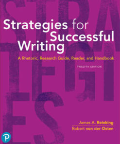 Strategies for Successful Writing: A Rhetoric, Research Guide, Reader and Handbook, 12th Edition eBook
