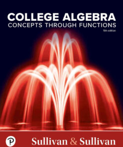 College Algebra: Concepts Through Functions, 5th Edition eBook