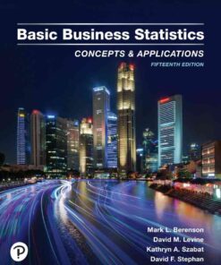 Basic Business Statistics: Concepts and Applications, 15th Edition eBook