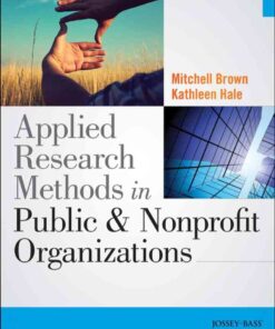 Applied Research Methods in Public and Nonprofit Organizations, 1st Edition eBook