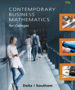 Contemporary Business Mathematics for Colleges, 17th Edition eBook