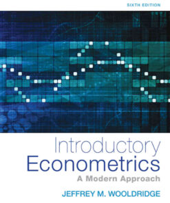Introductory Econometrics: A Modern Approach, 6th Edition eBook