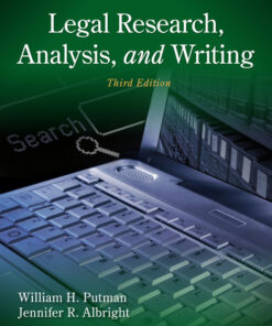 Legal Research, Analysis, and Writing, 3rd Edition eBook