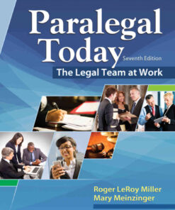 Paralegal Today: The Legal Team at Work, 7th Edition eBook