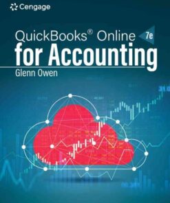 Using QuickBooks for Online for Accounting 2024, 7th Edition eBook