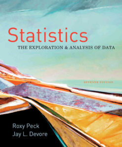 Statistics: The Exploration & Analysis of Data, 7th Edition eBook