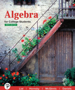 Algebra for College Students, 10th Edition eBook