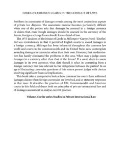 Foreign Currency Claims in the Conflict of Laws: The Law Applying to Nuclear Installations and Radioactive Substances in its Historic Context eBook