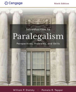 Introduction to Paralegalism: Perspectives, Problems and Skills, 9th Edition eBook
