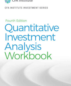 Quantitative Investment Analysis, Workbook eBook