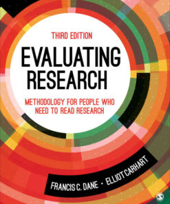 Evaluating Research: Methodology for People Who Need to Read Research, 3rd Edition eBook
