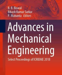 Advances in Mechanical Engineering: Select Proceedings of ICRIDME 2018 eBook