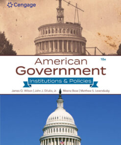American Government: Institutions & Policies, 18th Edition eBook