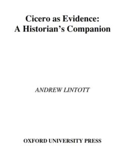 Cicero as Evidence: A Historian's Companion eBook