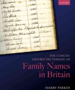 The Concise Oxford Dictionary of Family Names in Britain, 1st Edition eBook