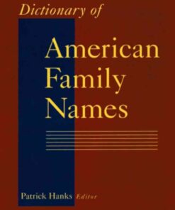 Dictionary of American Family Names, 1st Edition eBook