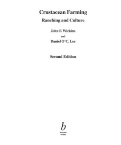 Crustacean Farming: Ranching and Culture, 2nd Edition eBook